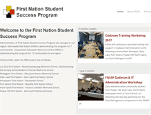 Tablet Screenshot of fnssp.knet.ca